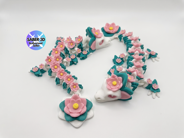 Baby Lotus Dragon – Articulated 3D Printed Dragon | Flexi Dragon | Fantasy Dragon Collectible