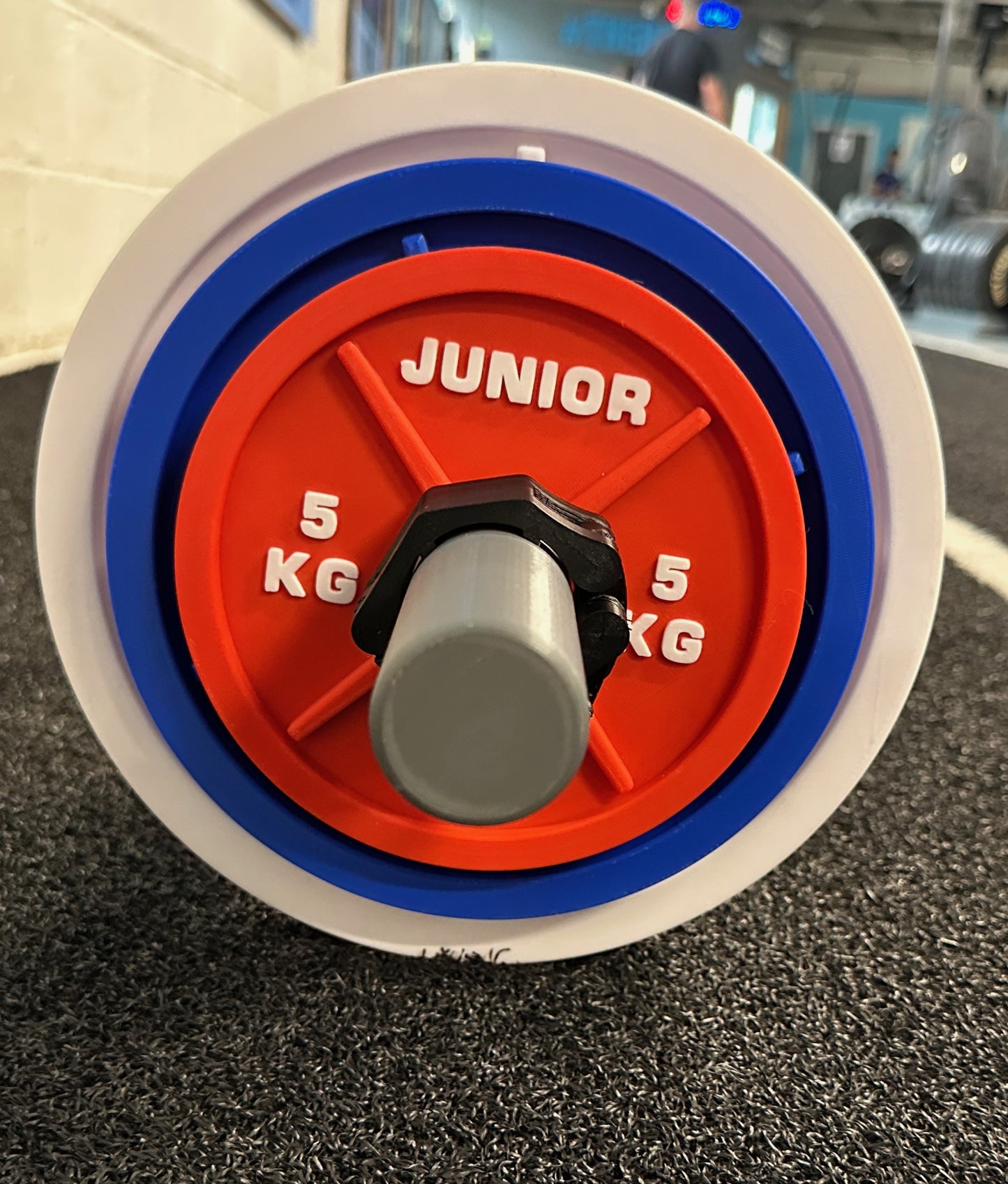 Junior Gym Barbell Set with Weight Plates | 3D-Printed | 2.4 kg Total Weight | Ages 3+