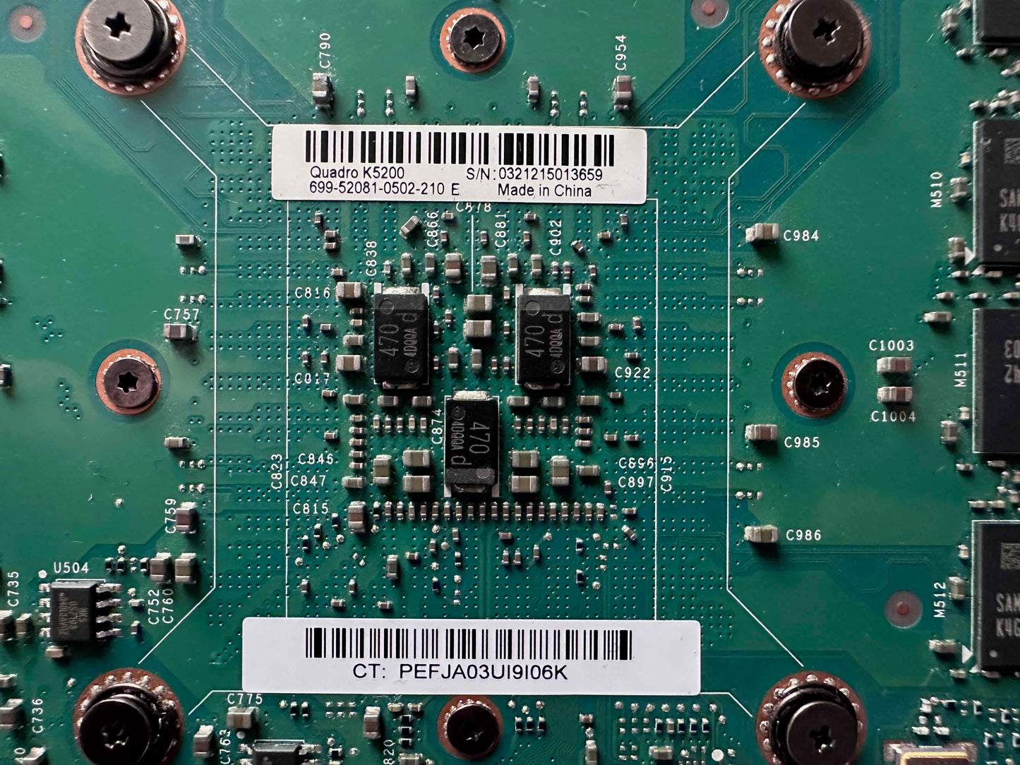 NVIDIA Quadro K5200 GPU 8GB (pre-owned)