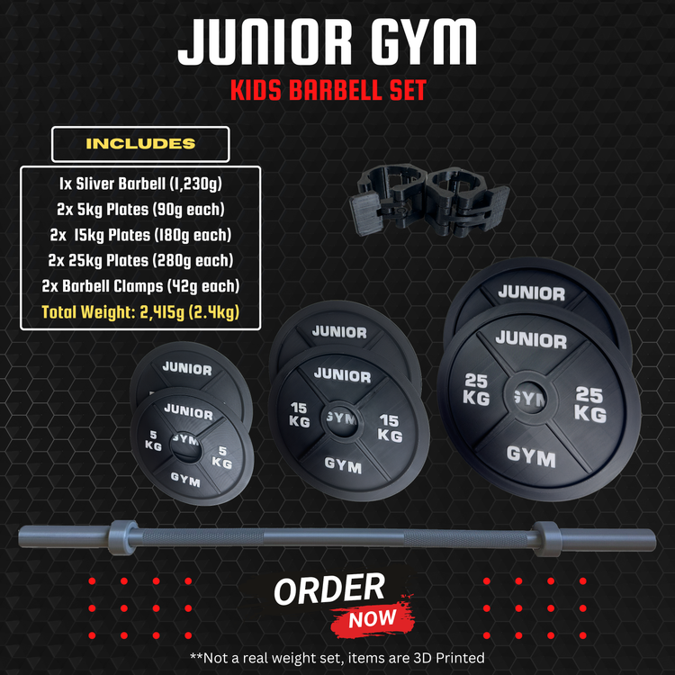 Junior Gym Barbell Set