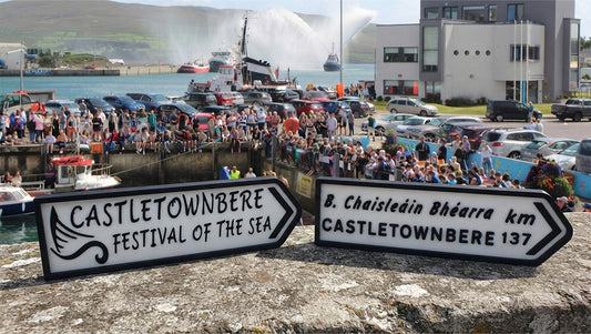 Castletownbere-Festival-of-the-Sea-Irish-Road-Signs-Fridge-Magnets-West-Cork-3D-Printed-Irish-Souvenirs
