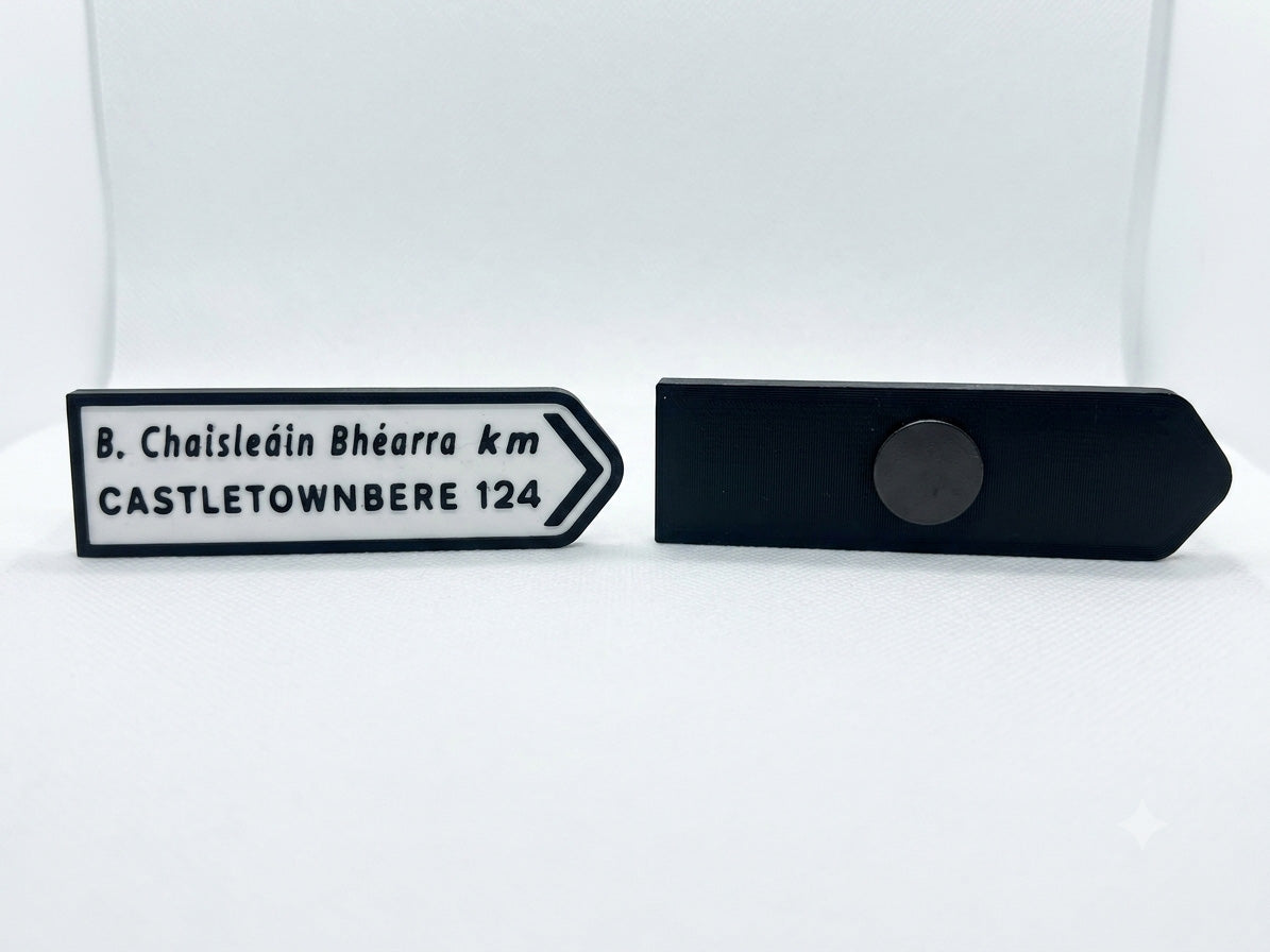Custom Irish Road Signs | Fridge Magnets | Irish Souvenirs | 3D Printed | West Cork | Ireland