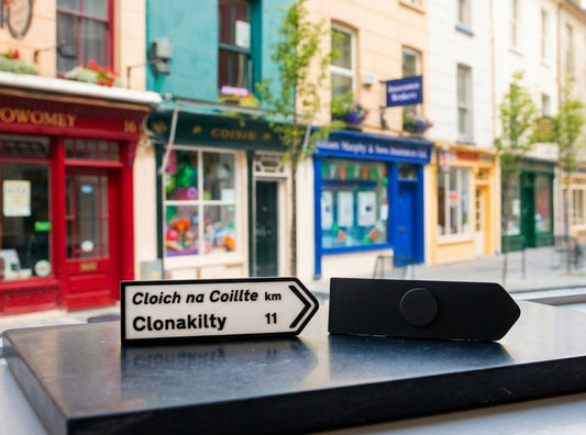 Clonakilty-Irish-Road-Signs-Fridge-Magnets-West-Cork-3D-Printed-Irish-Souvenirs-Ireland
