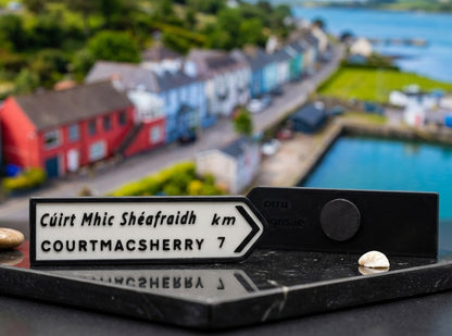 Courtmacsherry-Irish-Road-Signs-Fridge-Magnets-West-Cork-3D-Printed-Irish-Souvenirs