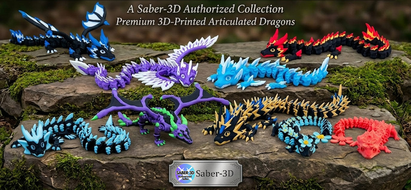 dragon collectible
articulated dragon ireland
3d printed dragon cork
fantasy dragon gift ireland