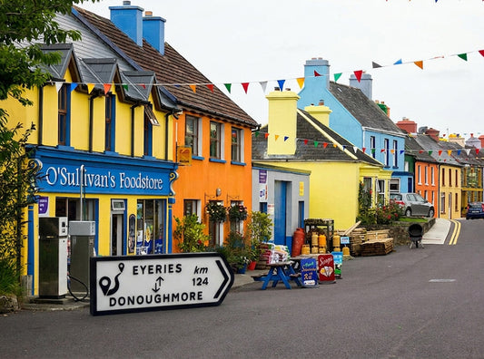 Dual-Locations-Irish-Road-Signs-Fridge-Magnets-West-Cork-3D-Printed-Irish-Souvenirs
