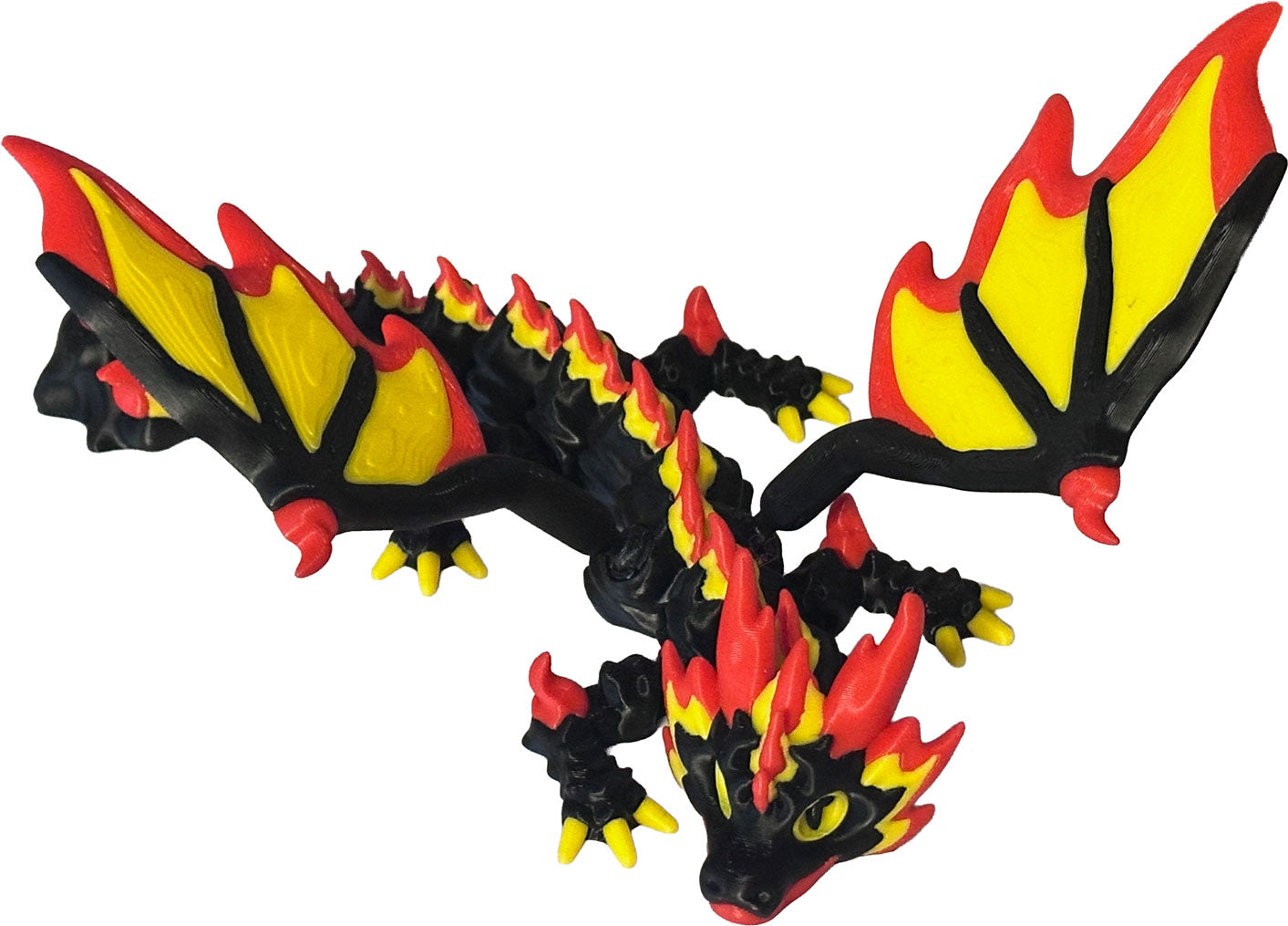 🔥 Firestorm Dragon – Articulated 3D Printed Dragon | Flexi Dragon | Fantasy Dragon Collectible
