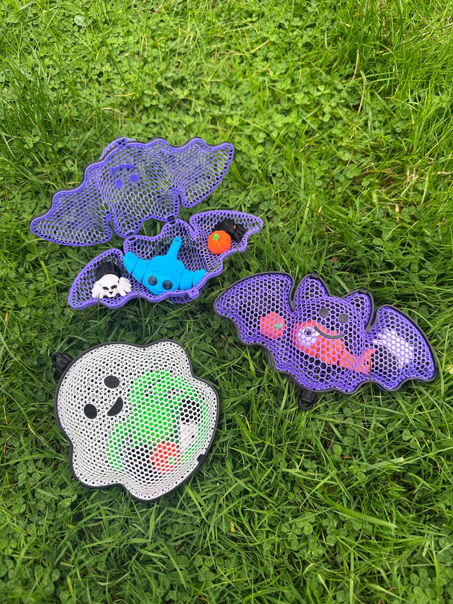Halloween Ghost Fidget Container with 3 Fidgets