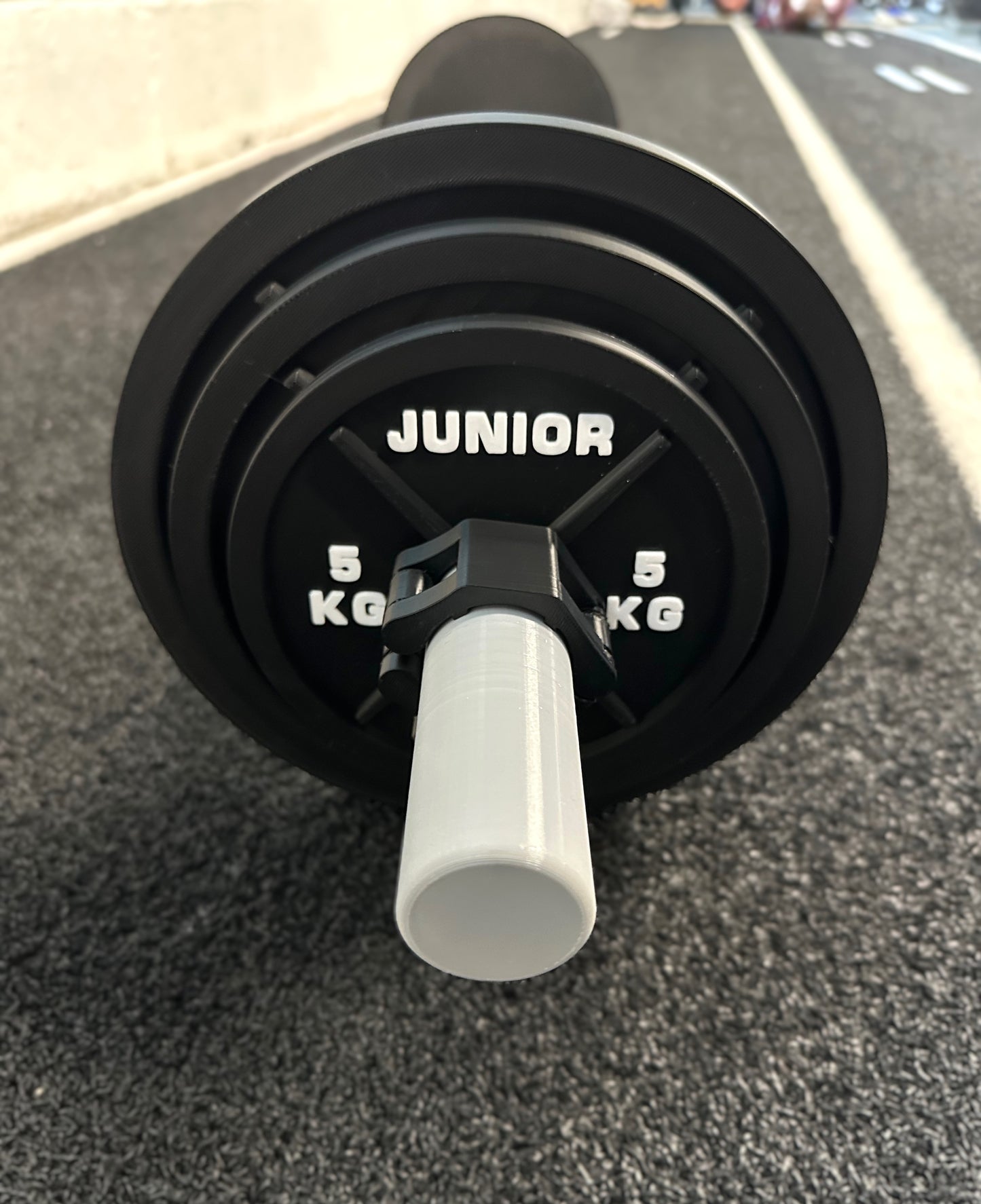 Junior Gym Barbell Set with Weight Plates | 3D-Printed | 2.4 kg Total Weight | Ages 3+