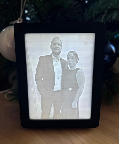 Lightbox Photo Frame (3D Printed)