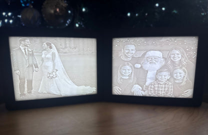 Lightbox Photo Frame (3D Printed)