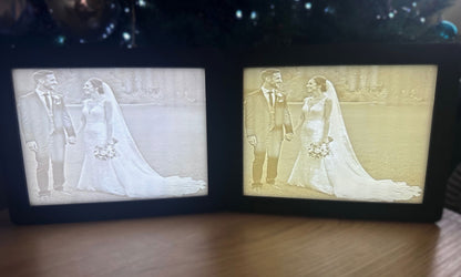 Lightbox Photo Frame (3D Printed)