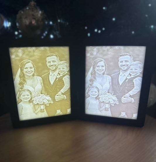Lightbox Photo Frame (3D Printed)