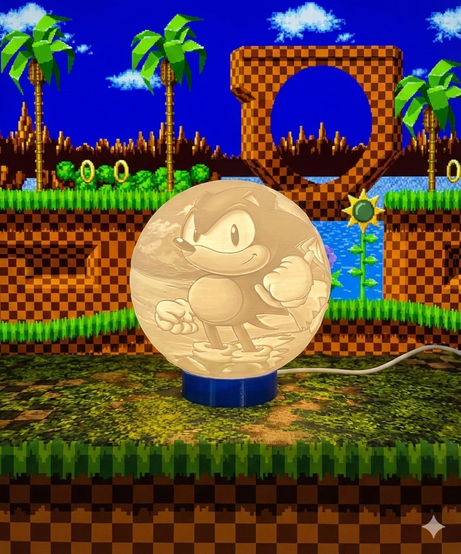 Sonic and Tails Lamp