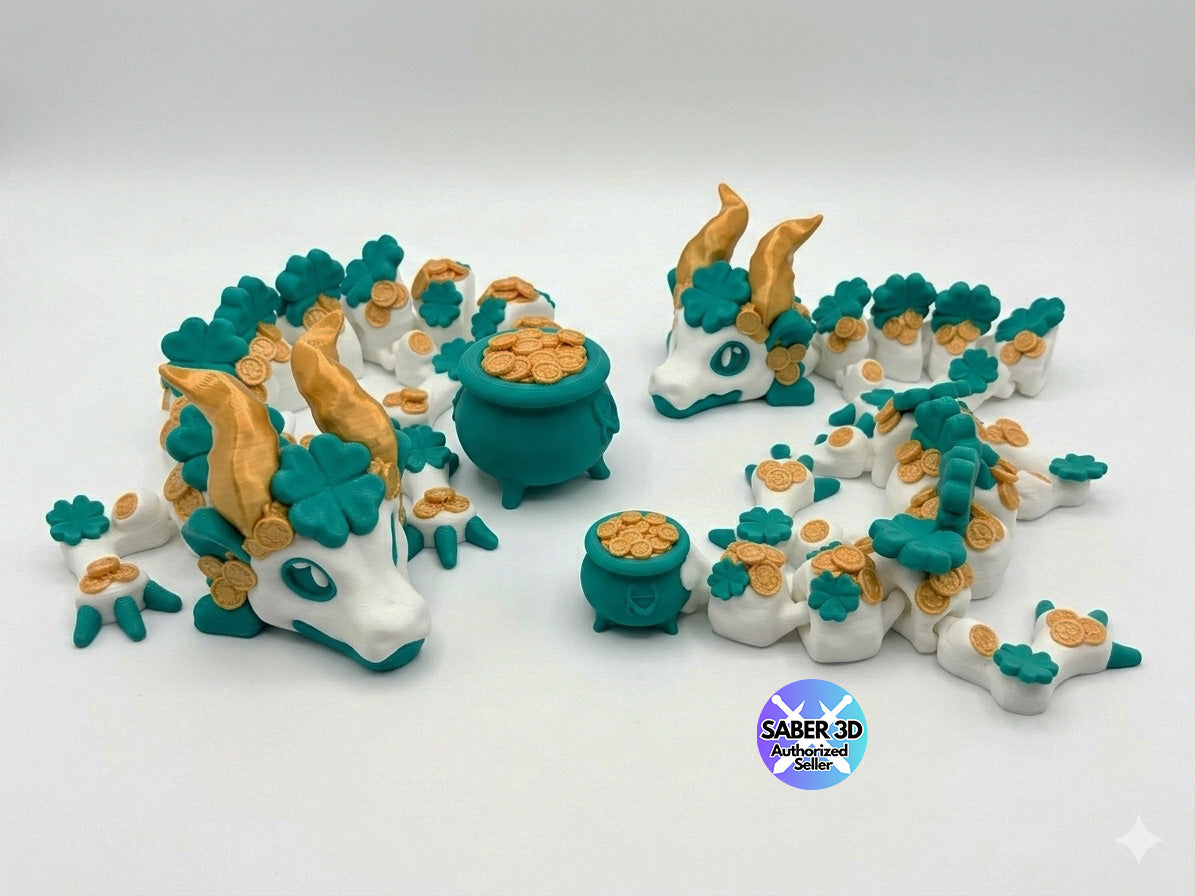 st patricks day dragon
lucky dragon collectible
articulated dragon ireland
3d printed dragon cork
fantasy dragon gift ireland
st patricks day decoration