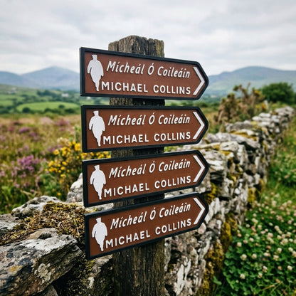 Michael-Collins-Irish-Road-Signs-Fridge-Magnets-West-Cork-3D-Printed-Irish-Souvenirs