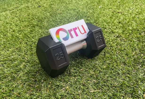 Dumbbell Business Card Holder