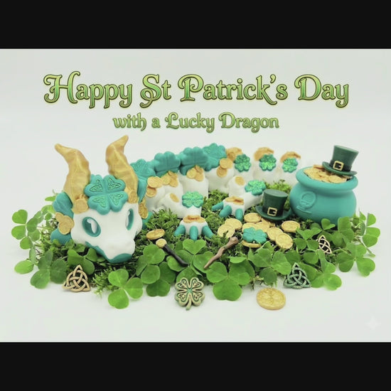 st patricks day dragon
lucky dragon collectible
articulated dragon ireland
3d printed dragon cork
fantasy dragon gift ireland
st patricks day decoration